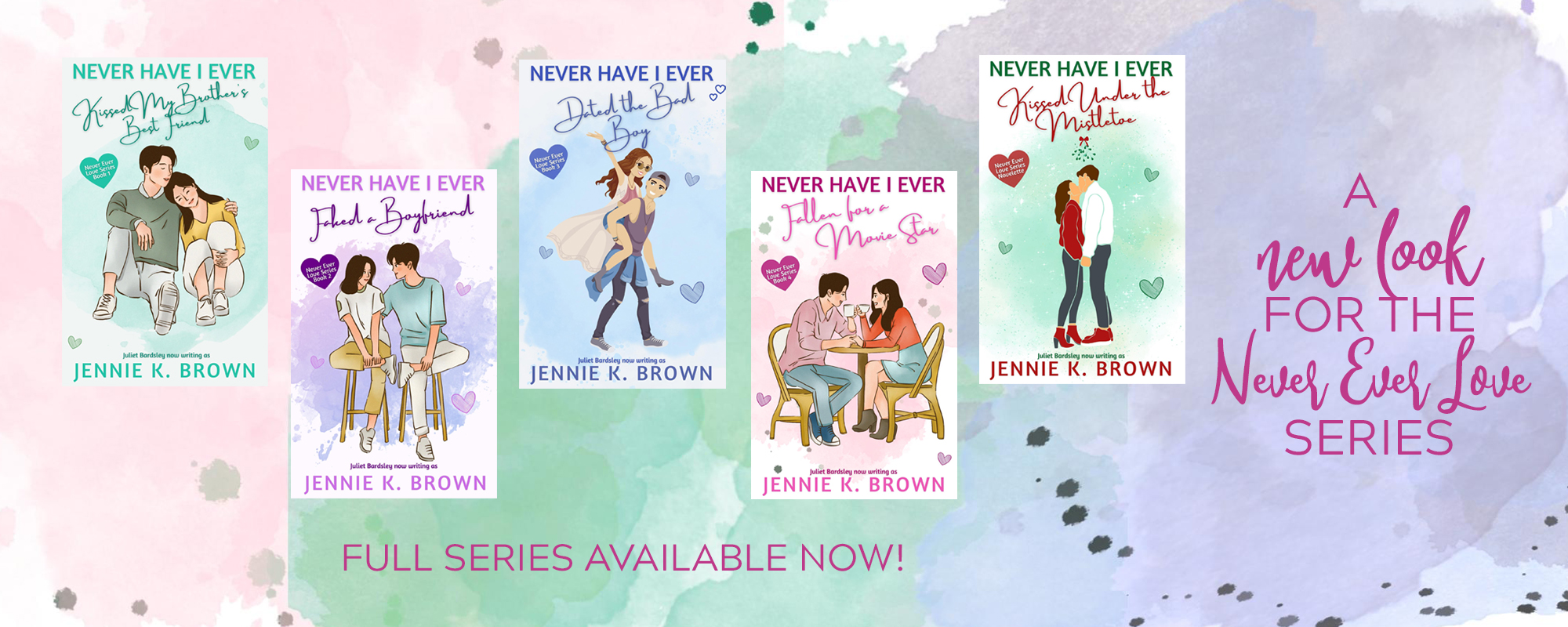 A new look for the Never Ever Love Series